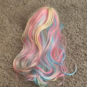 Cosplay My Little Pony Photoshoot Pastel Rainbow Wig